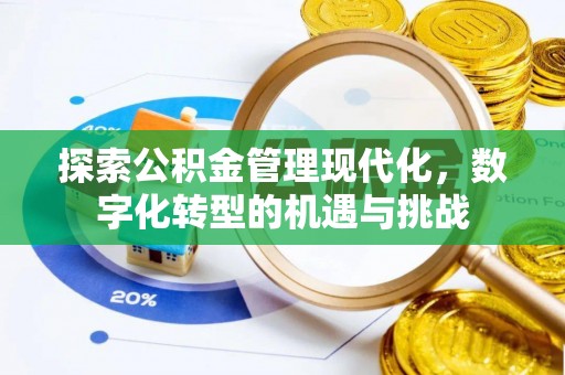 甘井子探索公积金管理现代化，数字化转型的机遇与挑战