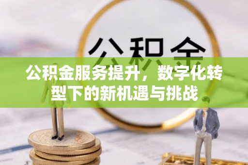 甘井子公积金服务提升，数字化转型下的新机遇与挑战