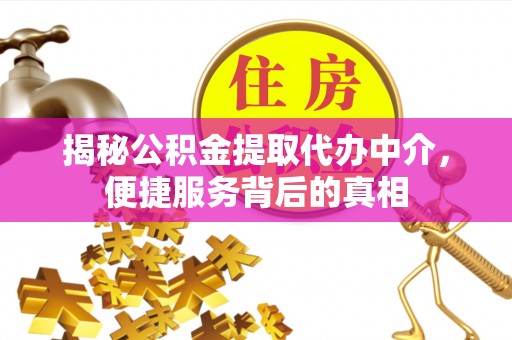 甘井子揭秘公积金提取代办中介，便捷服务背后的真相