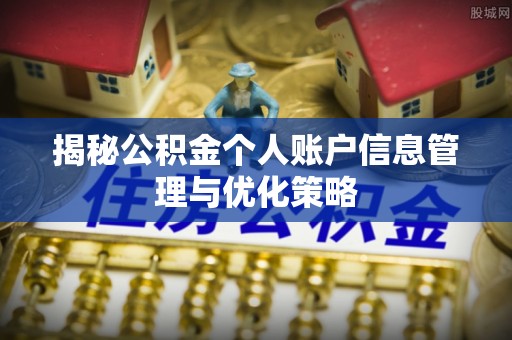 甘井子揭秘公积金个人账户信息管理与优化策略