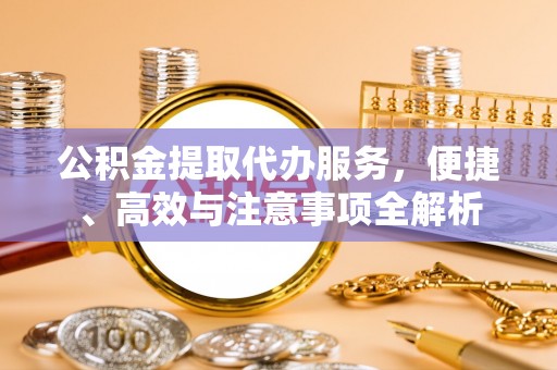 甘井子公积金提取代办服务，便捷、高效与注意事项全解析