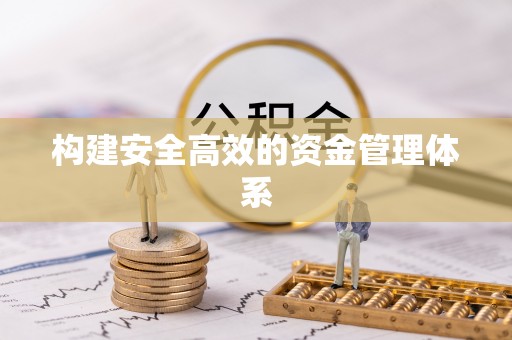 甘井子构建安全高效的资金管理体系