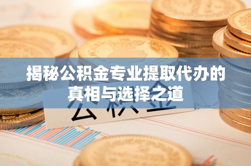 甘井子揭秘公积金专业提取代办的真相与选择之道