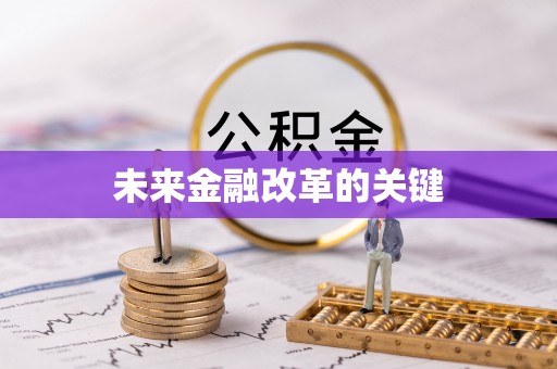 甘井子未来金融改革的关键