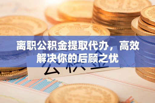 甘井子离职公积金提取代办，高效解决你的后顾之忧