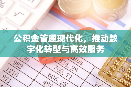 甘井子公积金管理现代化，推动数字化转型与高效服务